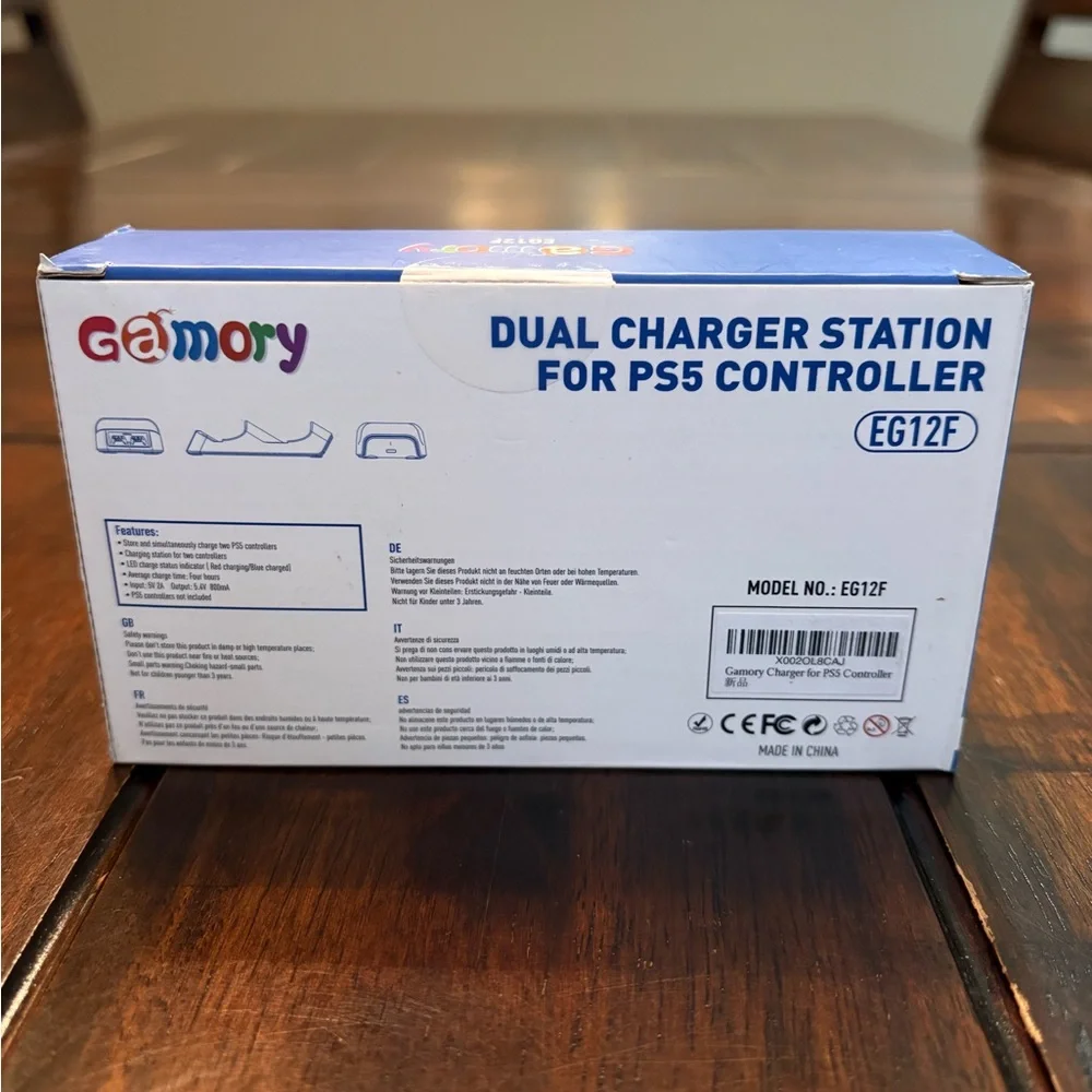 Dual Charger Station for PS5 Controller - White